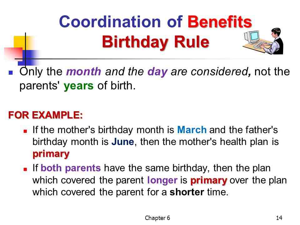What is the birthday rule?