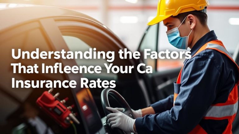 Understanding the Factors That Influence Your Car Insurance Rates